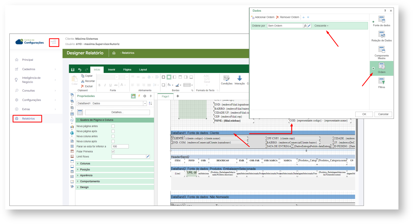 Base de Conhecimento MáximaTech > Ordenação de campos do relatório personalizado. > image2024-9-25_9-27-17.png