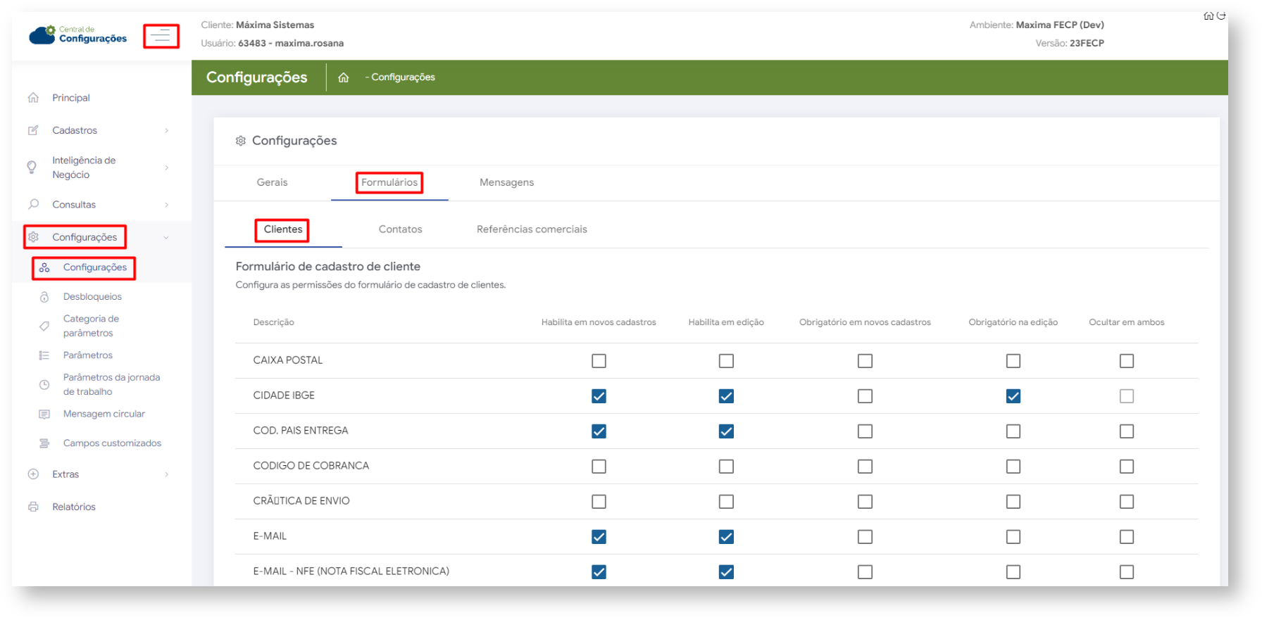 Base de Conhecimento MáximaTech > Como configurar Layout dos campos do cadastro de clientes > image2025-3-31_11-0-37.png